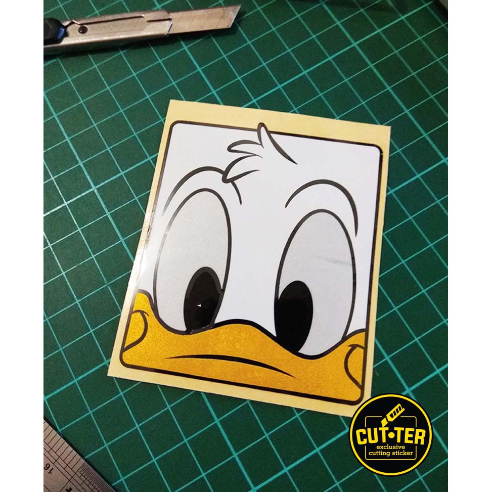 

cutting sticker DONALD DUCK peek
