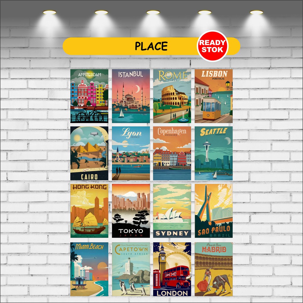 Poster Sticker Stiker aesthetic wall collage art aestetik estetik A5/A6 laminasi Murah Lucu Kpop hia
