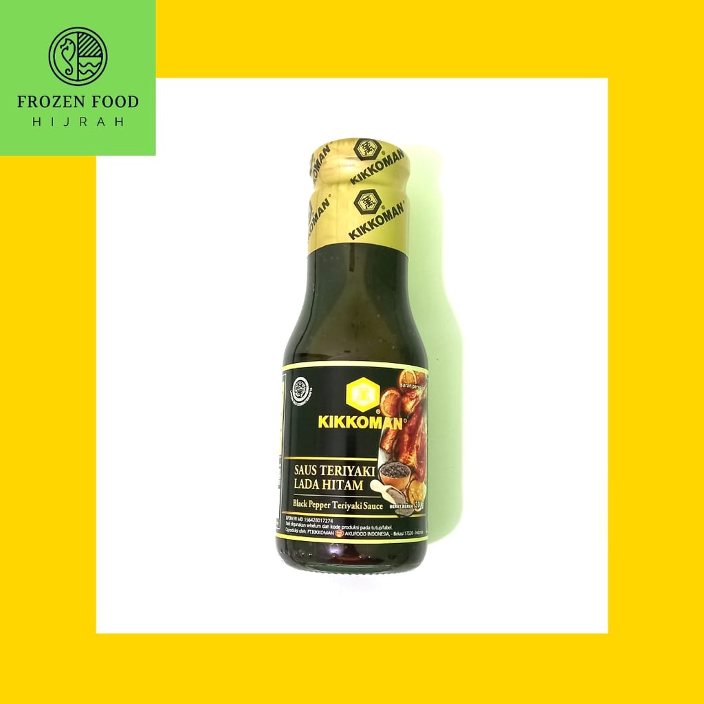 

KIKKOMAN SAUS TERIYAKI LADA HITAM 300GR