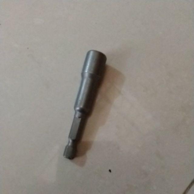 Magnetic Nut Setter Mata Bor Roofing Seng Baja Sok Bor M 8 M8x65mm