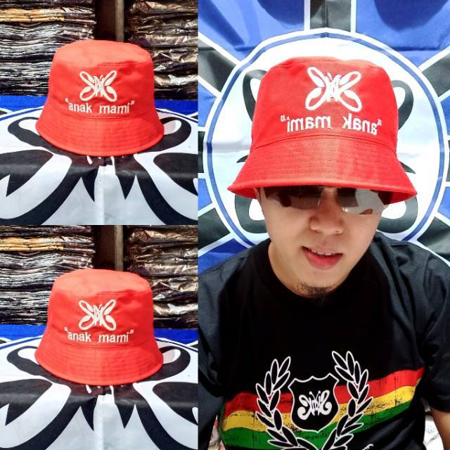 Topi bucket hat Topi original slank Topi Slank bordir computer topi slank