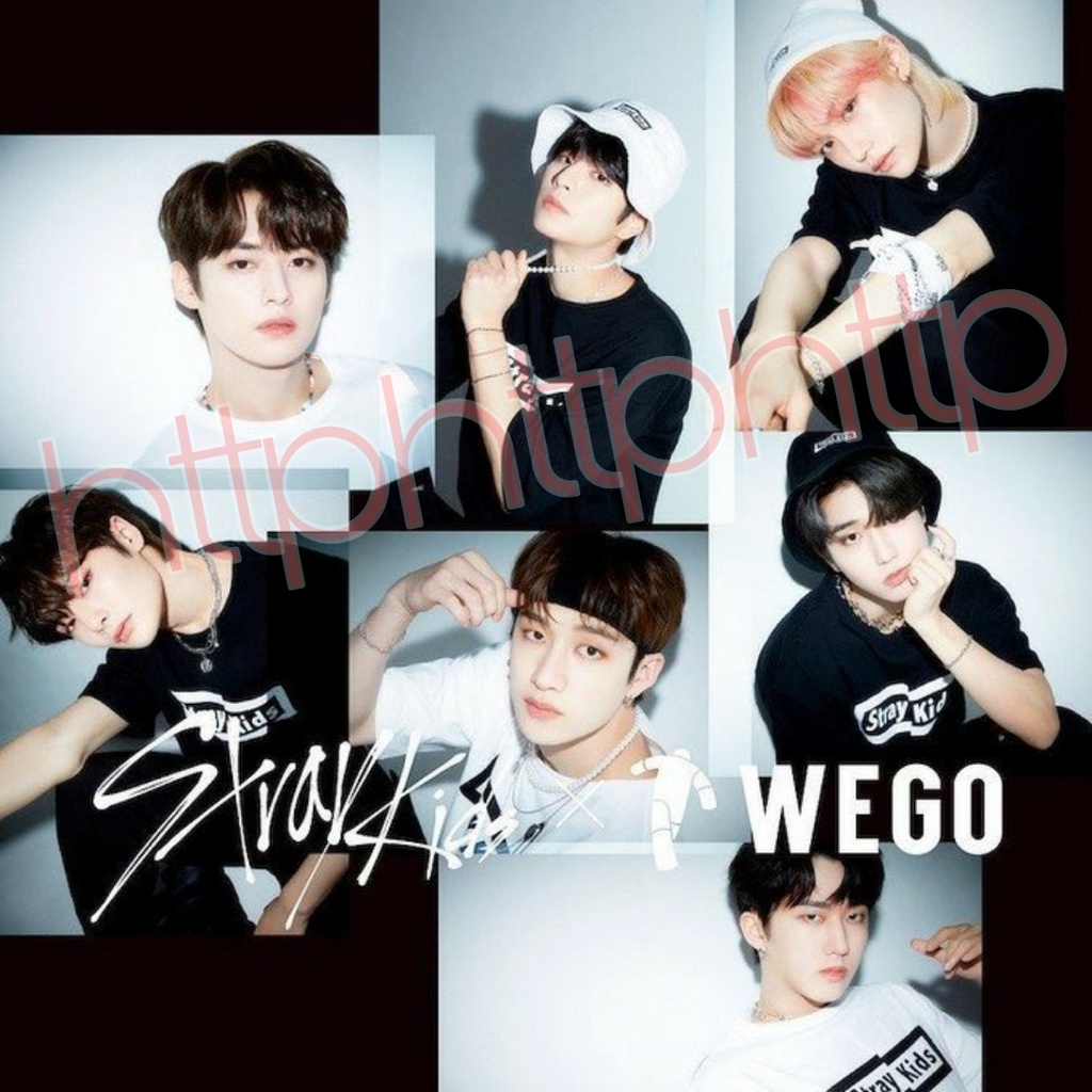 COD KAOS KPOP STRAYKIDS TSHIRT WEGO JAPAN COLLAB KOREA PREMIUM UNISEX