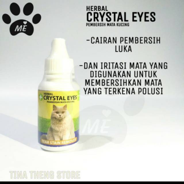 Obat Tetes Kucing &quot;CRYSTAL EYES&quot; Anti Belek