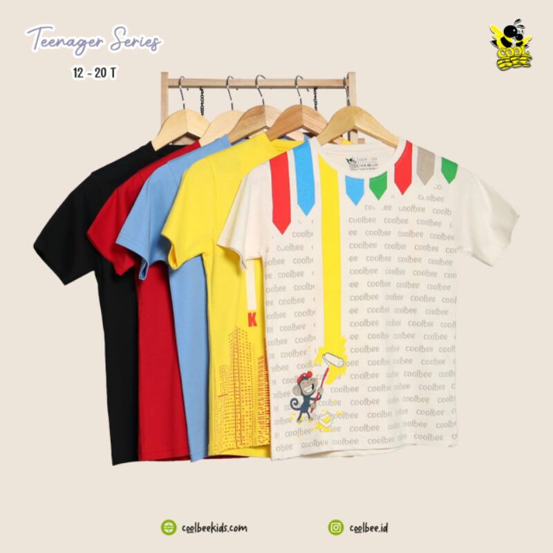 kaos anak cowok teenager series coolbee/kaos anak tanggung