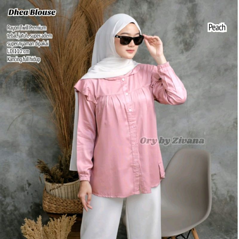 Blouse RAYON TWILL LD ±110 - DHEA BLOUSE //JF535