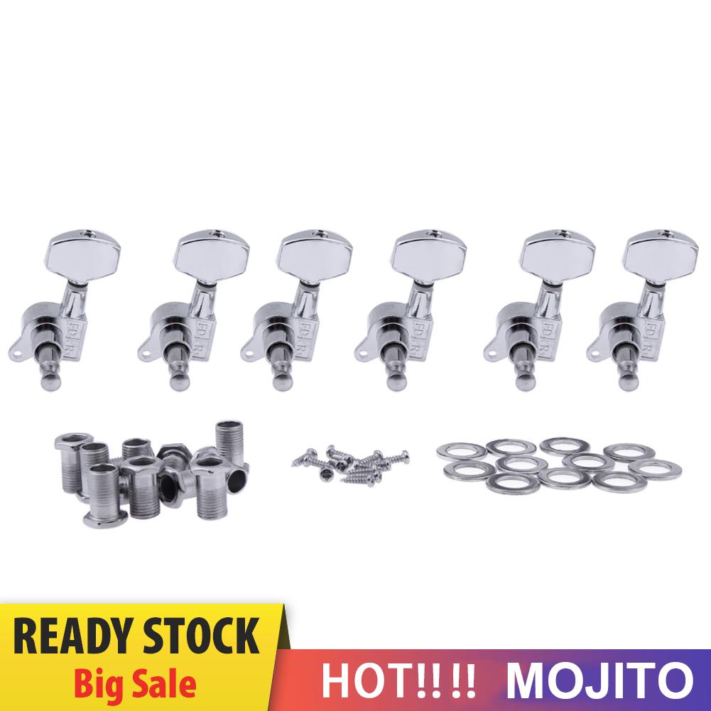 6pcs Knob Tuning Peg Untuk Senar Gitar Akustik