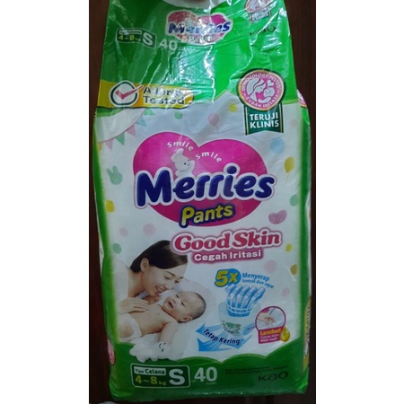 MERRIES S40//MERRIES//PAMPERS MERRIES//MERRIES PANTS//POPOK SEKALI PAKAI