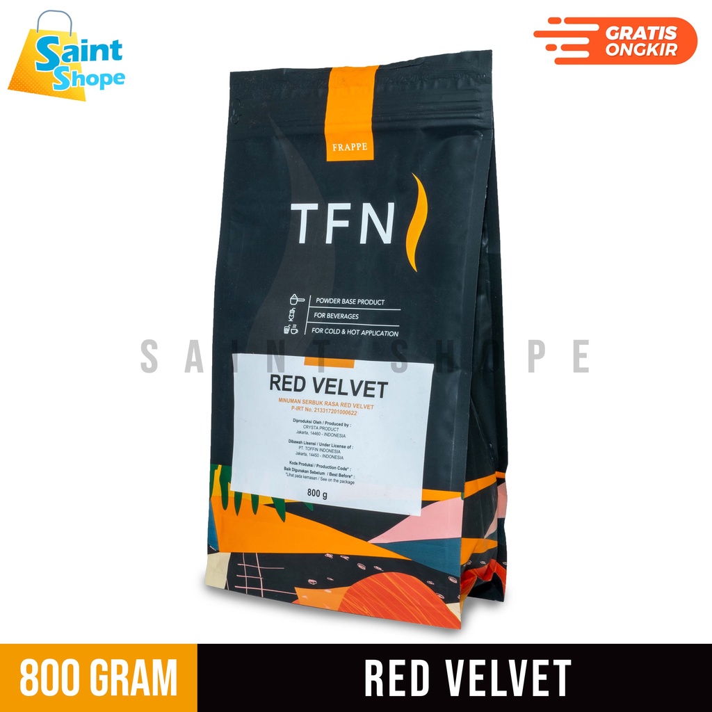 

Toffin Frappe Red Velvet Powder 800gr