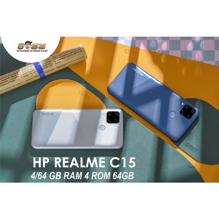 HP REALME C15 4/64GB RAM 4GB ROM 64GB GARANSI RESMI-1