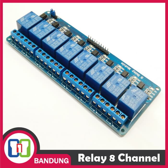 RELAY 5V 8 CHANNEL OUTPUT 250VAC 30VDC 10A WITH OPTOCUPLER MODUL