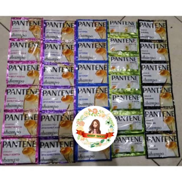 PANTENE SHAMPO SACHET ANTI KETOMBE/ANTI LEPEK/ANTI RONTOK/HITAM RENCENG