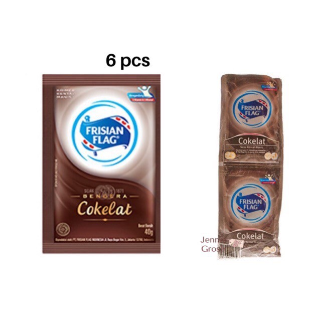 Susu Bendera Coklat Sachet Renceng 40 Gram 6 Saset