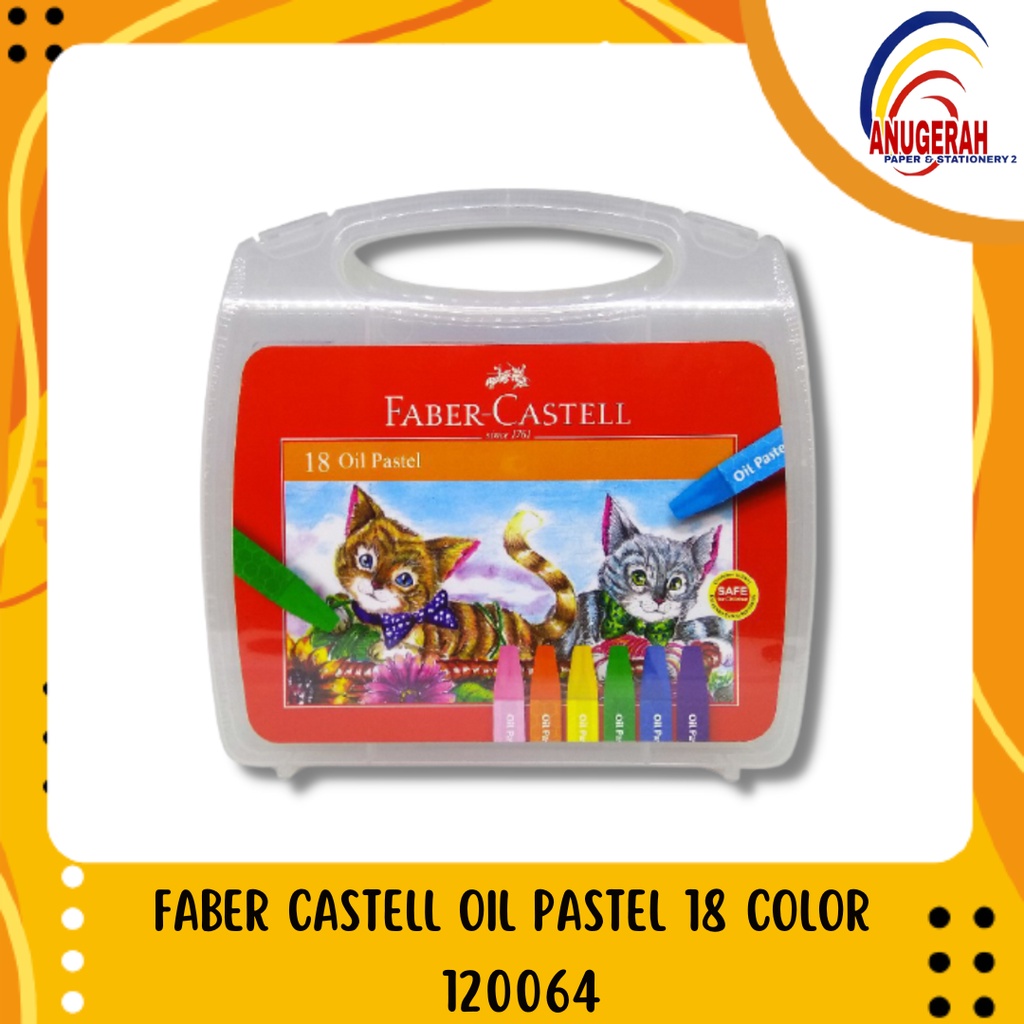 

FABER CASTELL OIL PASTEL 18 COLOR 120064 (PCS)