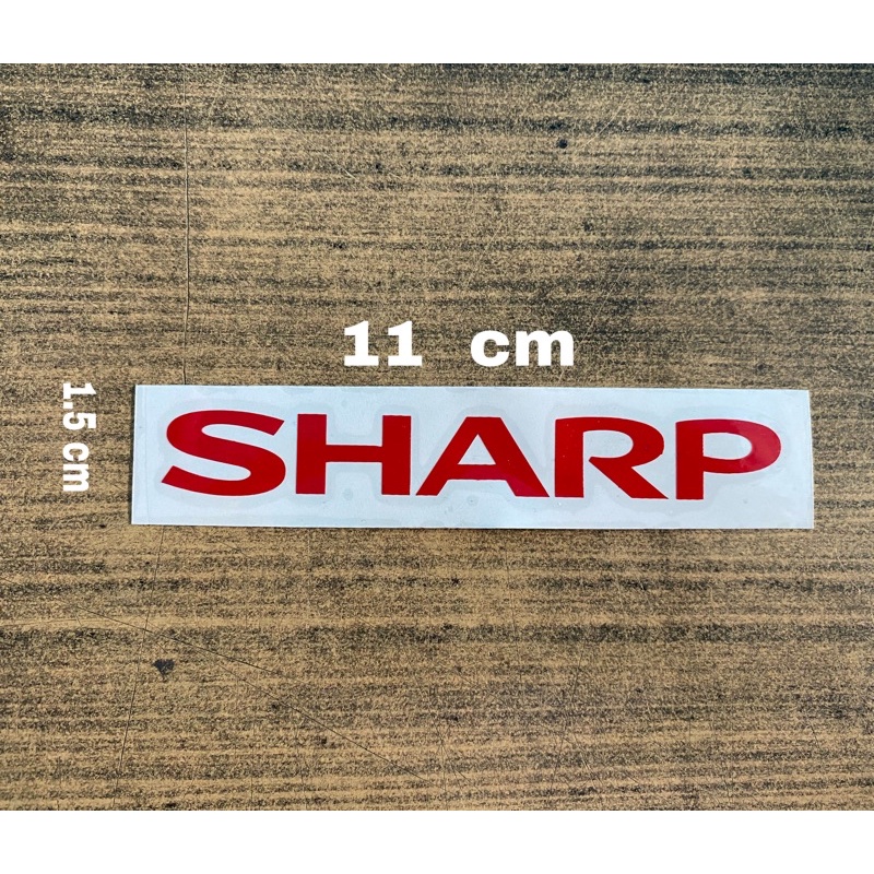 STICKER CUTTING TULISAN SHARP UNTUK OUTDOOR AC SHARP UCY