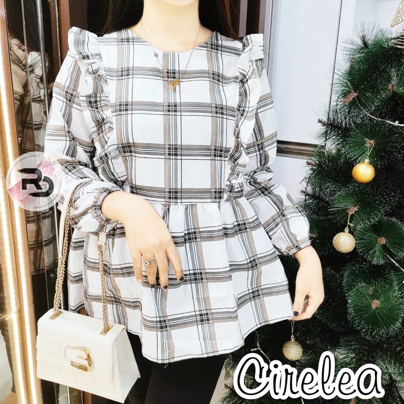 RD FASHION CIRELEA BLOUSE - BLOUSE MUTHIA FIT TO L-SJ PUTIH