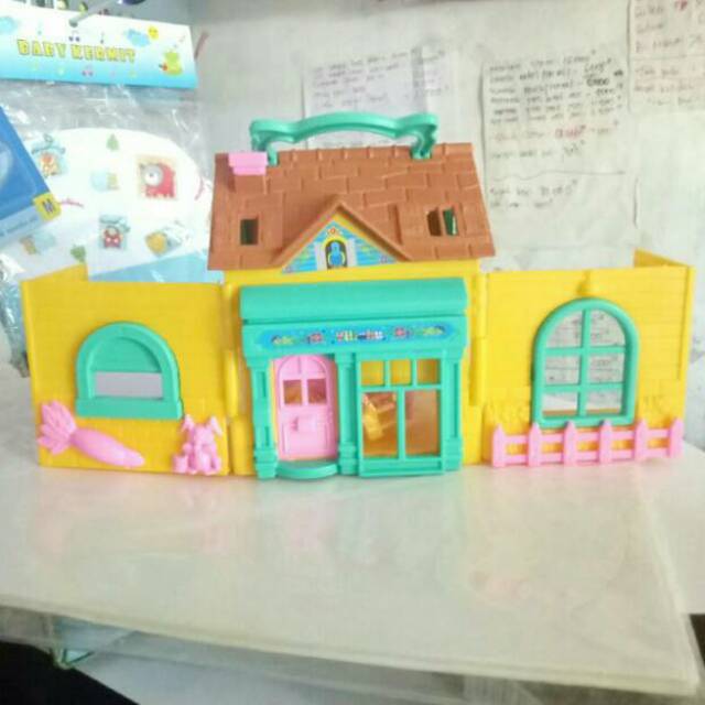 mainan rumah rumahan villa kado anak