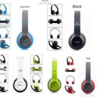 HEADSET BLUETOOTH P47 PURE BASS - EARPHONE BLUETOOTH BANDO P47 WIRELESS