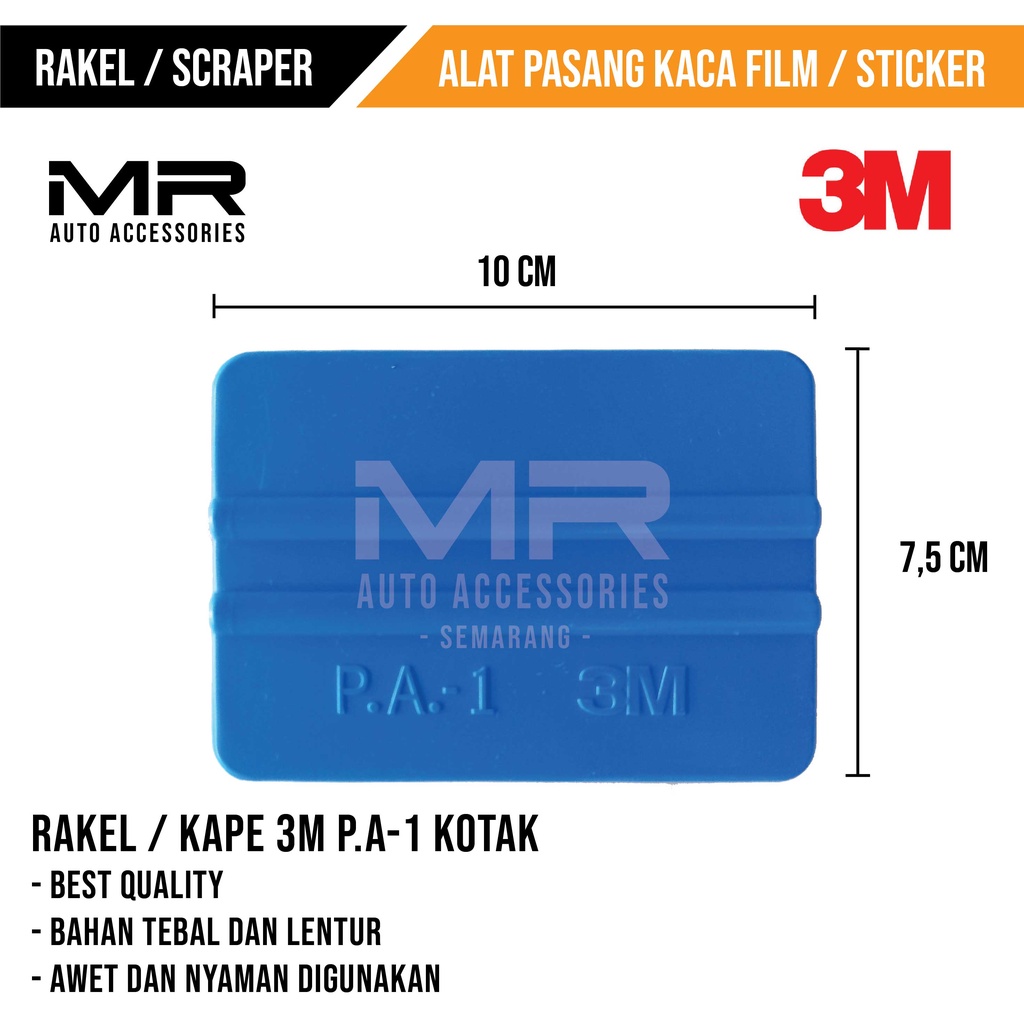 Rakel 3M Kotak Alat Pasang Kaca Film / Kape 3M Alat Bantu Pasang Stiker  / Scrapper 3M Wallpaper High Quality