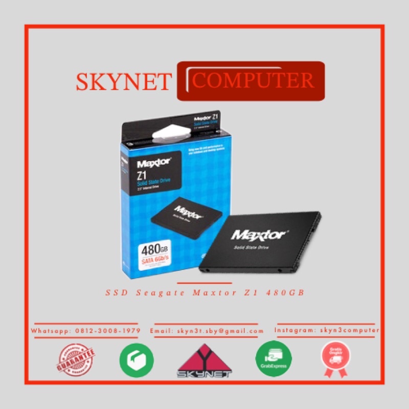 SSD Seagate Maxtor Z1 480GB