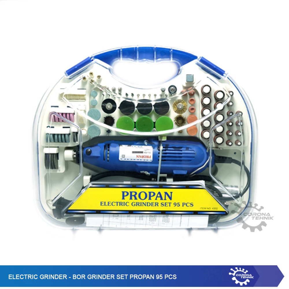 Electric Grinder - Bor Grinder Set Propan 95 Pcs