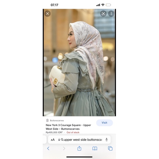 PRELOVED  New York 3 courage Buttonscarves/buttonscarves original