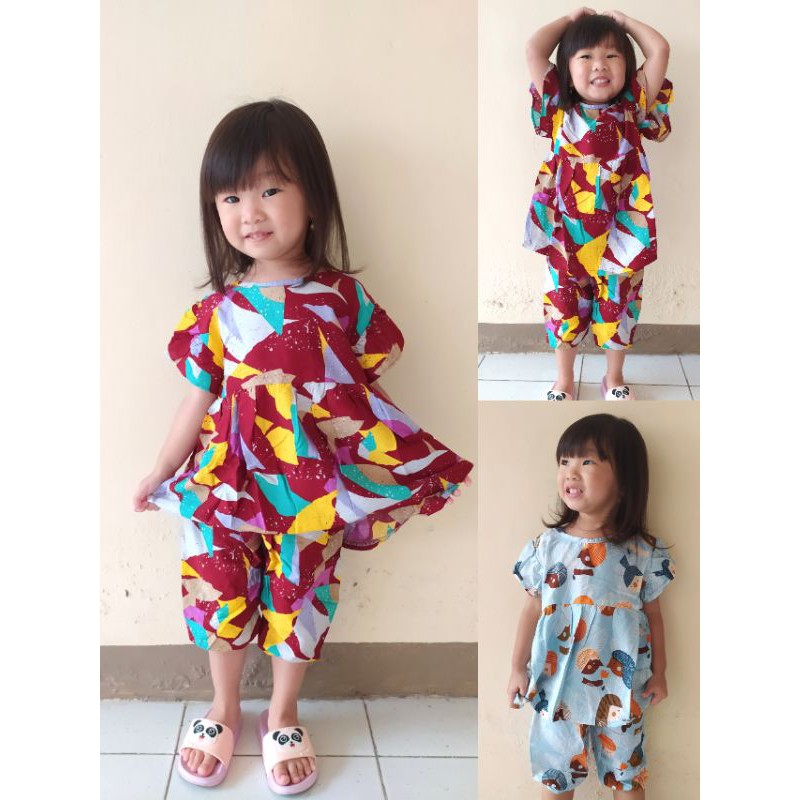 Setelan Anak Perempuan bahan Rayon Premium &quot;Selina Set&quot;