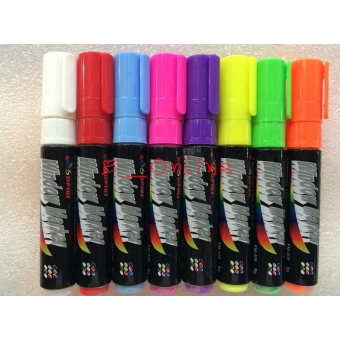 

paket Liquid Chalk Pen tip 8 mm - Color Pen Kapur FM-408