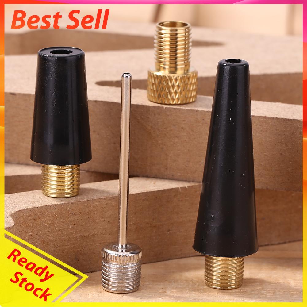 4pcs / set Jarum Adapter Nozzle Bola Untuk Pompa Ban Sepeda