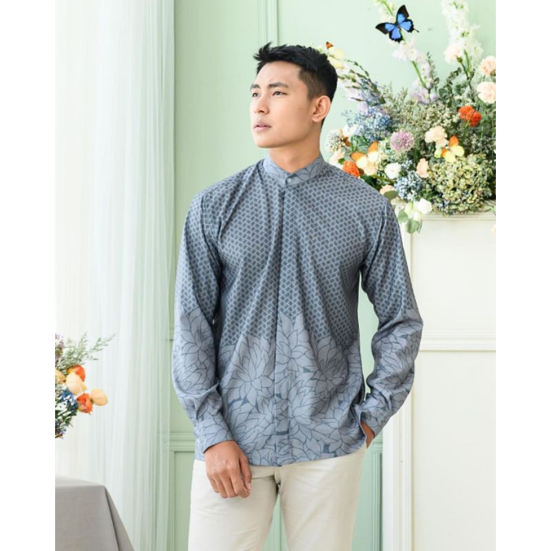 MARBLE XL SIAP KIRIM || GAVIN LONG SHIRT GAVIN SHIRT WK. WEARING KLAMBY