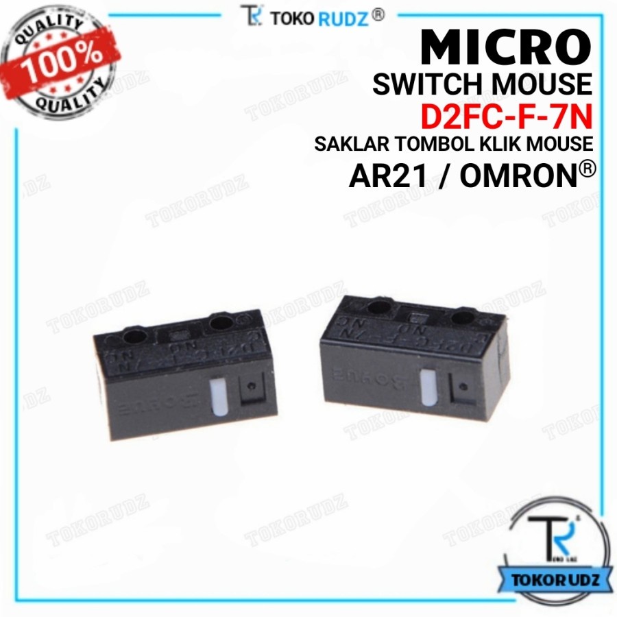 Micro Switch Mouse Omron D2FC-F-7N Mikro Saklar Tombol Klik AR21