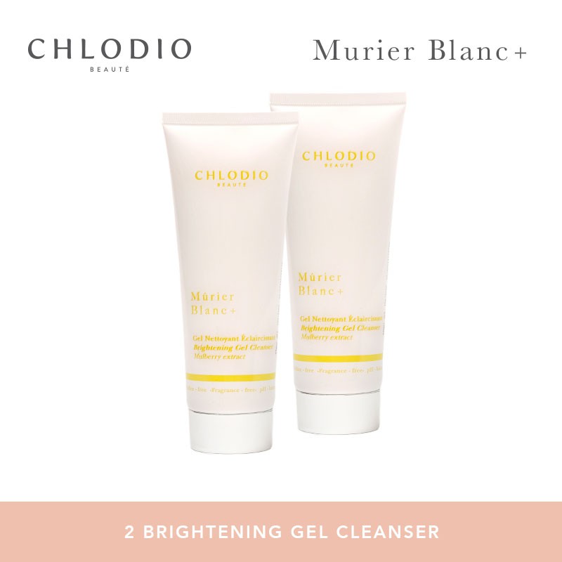 CHLODIO Murier Blanc+ Brightening Gel Cleanser Bundle [2 pcs @ 120 ml]