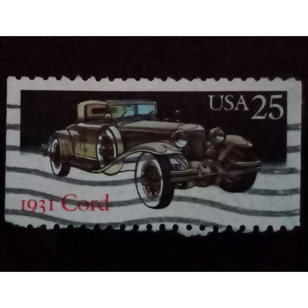 Perangko Amerika/ USA 25 Mobil Kuno