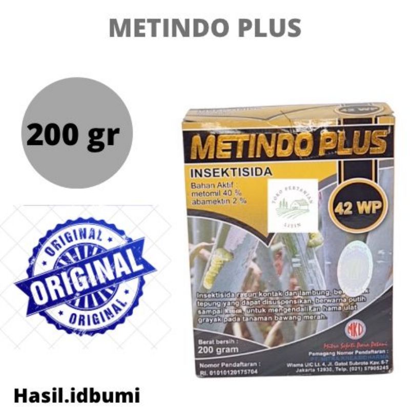 ￼Metindo Plus 42WP - 200 Gr (Insektisida) Mengendalikan Hama Ulat Grayak