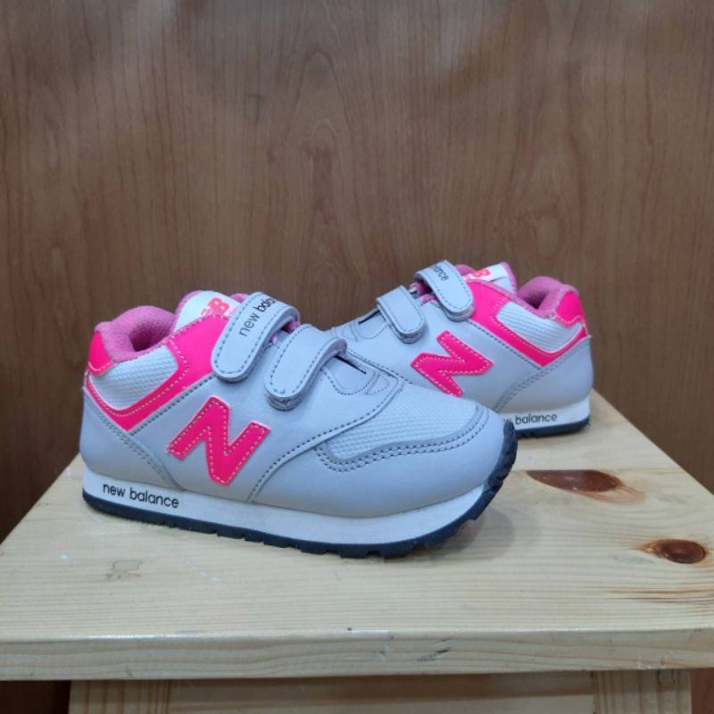 SEPATU ANAK PINK ABU PREMIUM HIGH QUALITY SNEAKERS ANAK PEREMPUAN