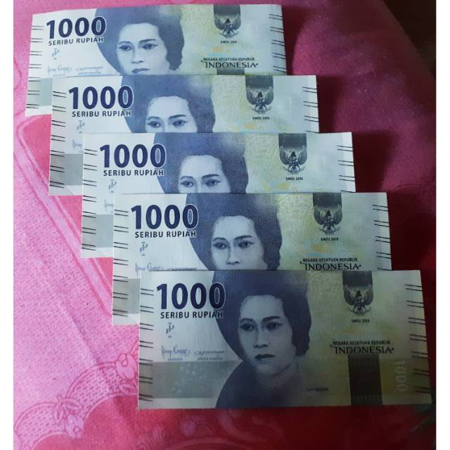 Uang Mahar Koleksi 1000 Rupiah Mutia Hampir Solid