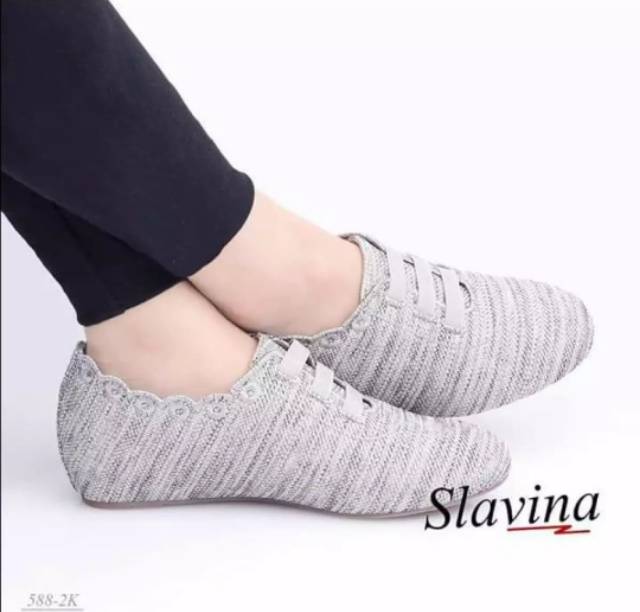 SEPATU SLIP ON WANITA SLAVINA BORDIR TERMURAH-3