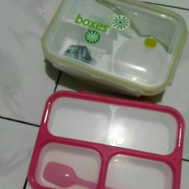 Lunch Box Yooyee Summer ( Boxes ) / Lunch Box Yooyee Sup Sekat 4