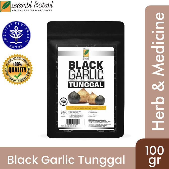 

Black Garlic Tunggal 100 gr