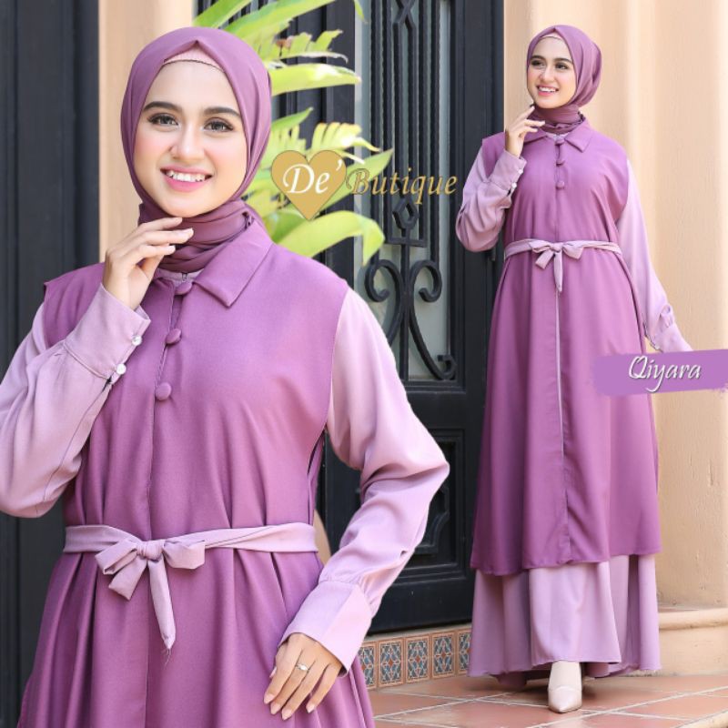 QIYARA SET // INNER & OUTER ORI BY DE BUTIQUE