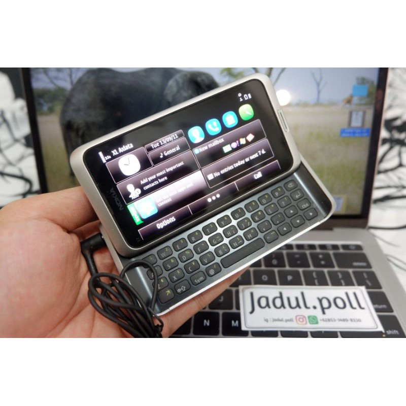 Nokia E7 Communicator Original Silver Tag Nokia E90 9500 9300 9110 9210