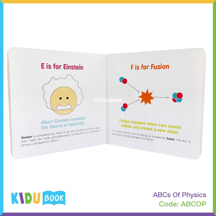 Buku Cerita Bayi dan Anak ABCs Of Physics Kidu Baby