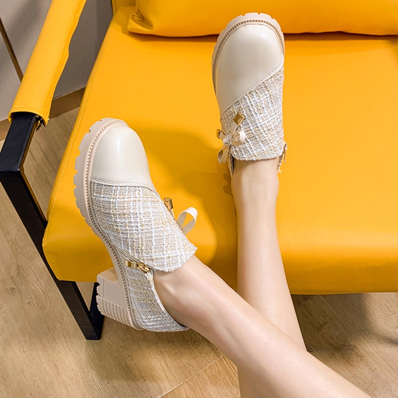 Miss Heels Sepatu Docmart / Sepatu Loafers Wanita / Sepatu Wanita Mary Janes Import Premium Quality M040-1