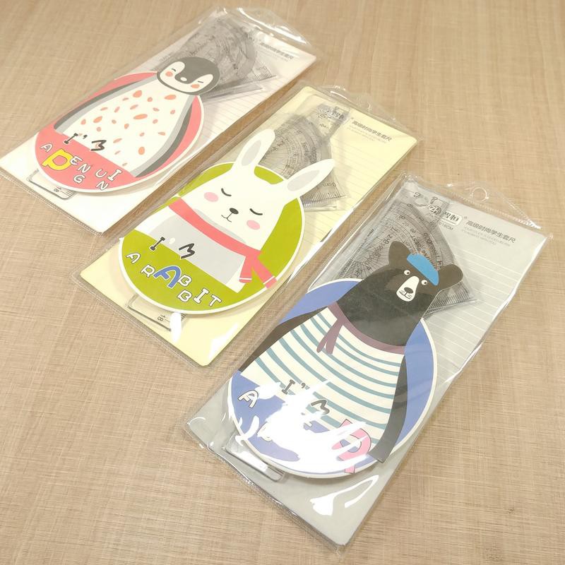 

penggaris set 1818 hewan oval