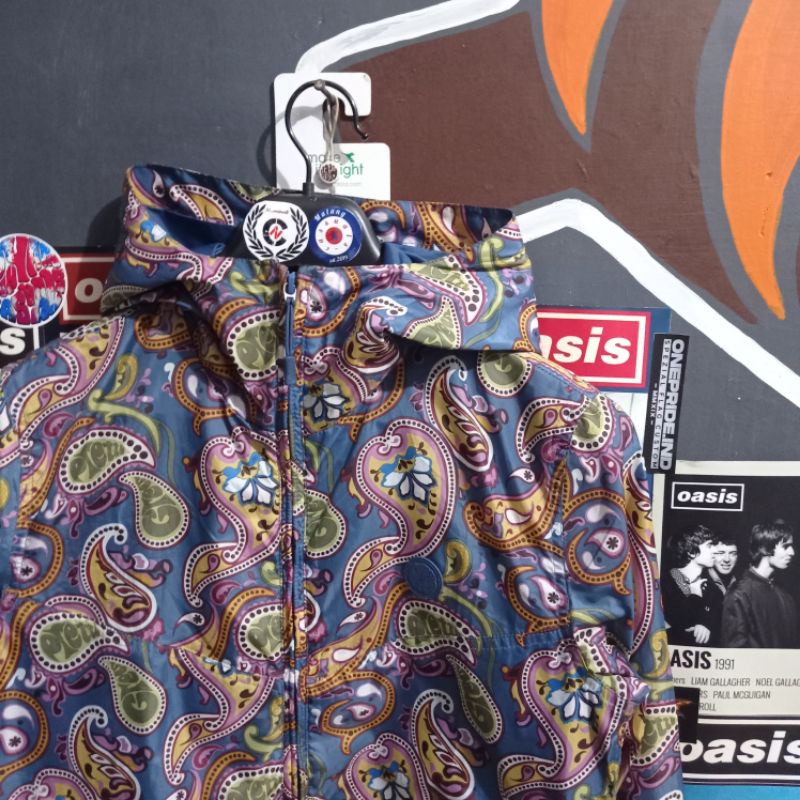 Zip hoodie pretty green pasiley