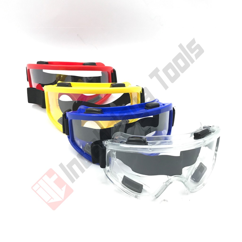 SAFETY GOGGLES Bening Kacamata Motor Sepeda Airsoft Gun model Goggle Google Googles Medis APD