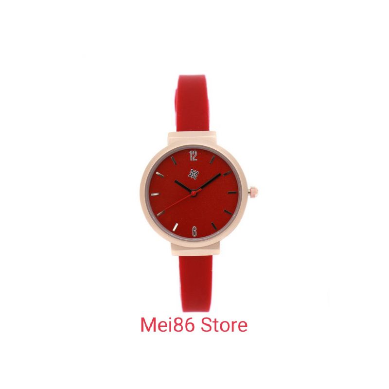 Lorica Trudy Red Jam Tangan Analog Wanita / n