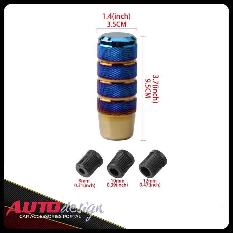 Gear Shift Knob Mobil Tuas Perneling Alumunium Anti Slip Universal