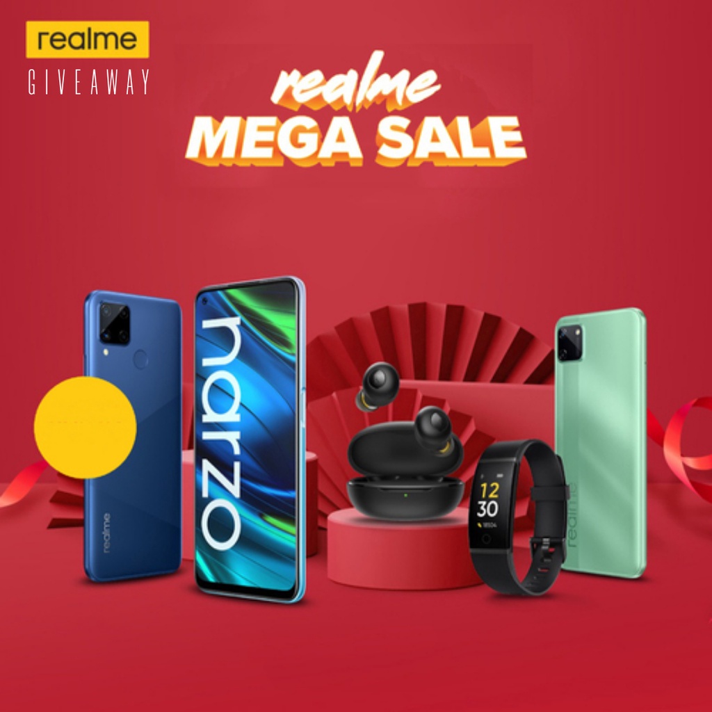 giveaway promo cuci gudang 2022    hp realme c11 2021 4 64gb 2 32gb garansi resmi  mistery box    pr