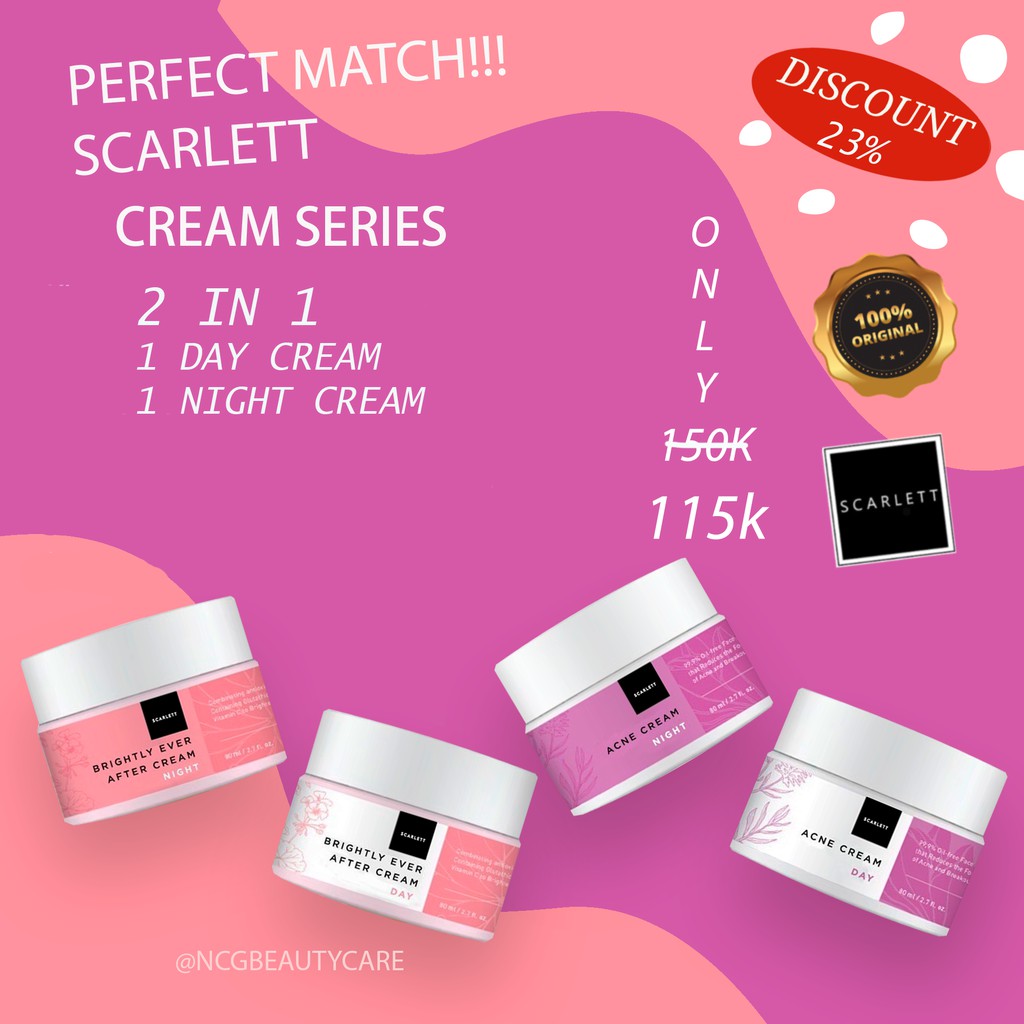 Scarlett Paket Cream Perawatan Wajah