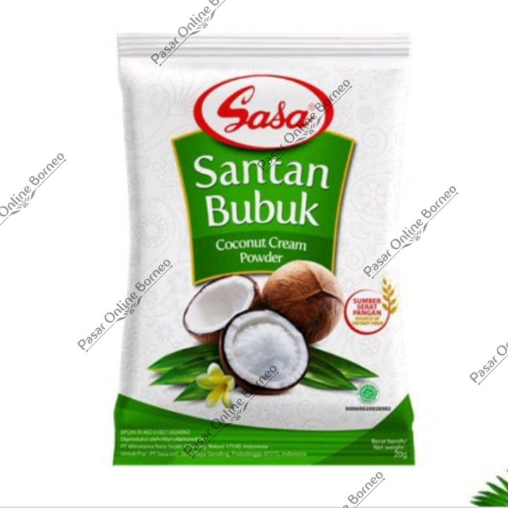 Sasa Santan Bubuk 20 Gram 1 Renceng isi 10 Pcs Bungkus